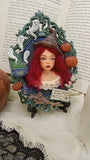 Gertrude la strega, art doll frame