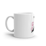 White glossy mug